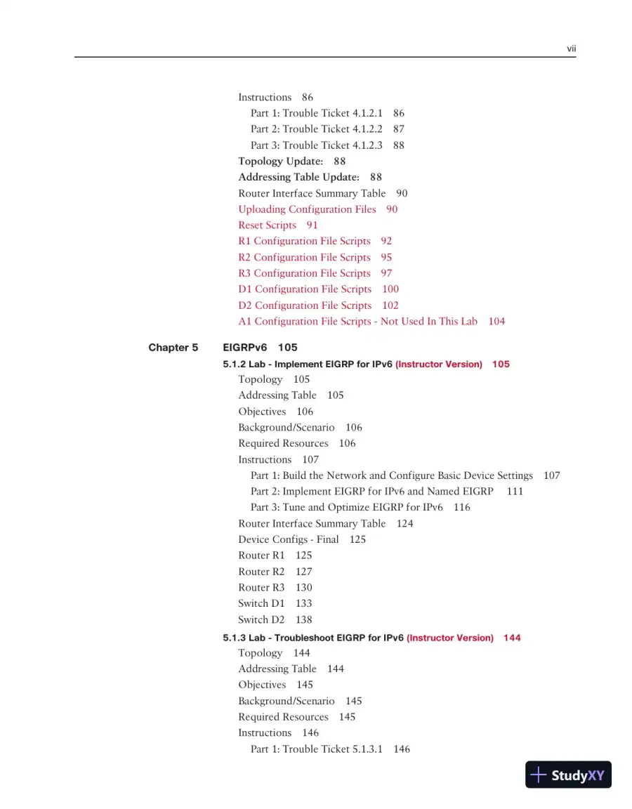 Lecture Notes for CCNP Enterprise: Advanced Routing (ENARSI) v8 Lab Manual, page 5