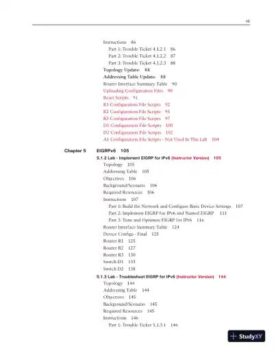 Lecture Notes for CCNP Enterprise: Advanced Routing (ENARSI) v8 Lab Manual - Page 5 preview image