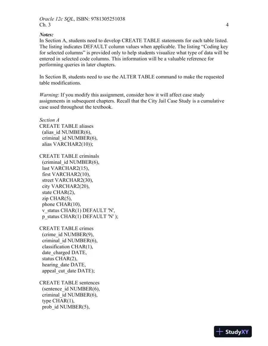 Solution Manual For Oracle 12c: SQL, 3rd Edition, page 14