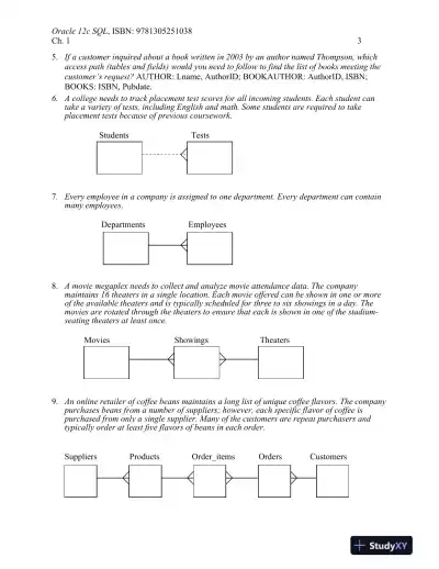 Solution Manual For Oracle 12c: SQL, 3rd Edition - Page 4 preview image