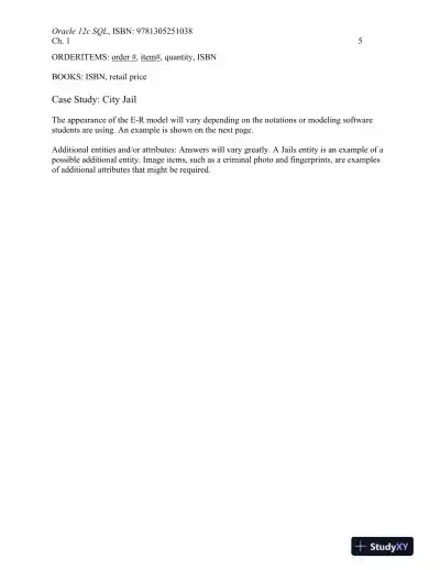 Solution Manual For Oracle 12c: SQL, 3rd Edition - Page 6 preview image