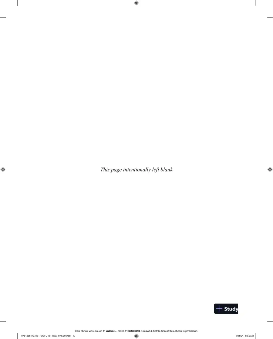The Official Guide to the TOEFL iBT Test, Seventh Edition (2024), page 14