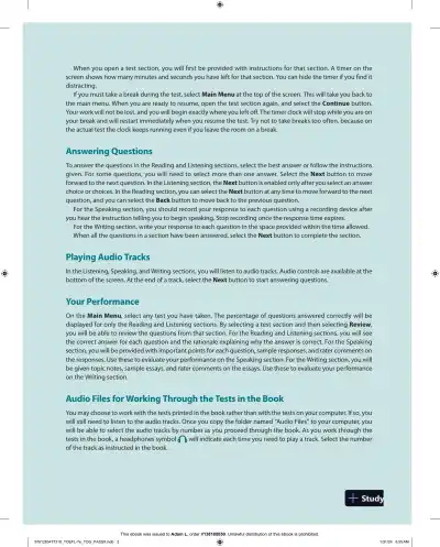 The Official Guide to the TOEFL iBT Test, Seventh Edition (2024) - Page 4 preview image