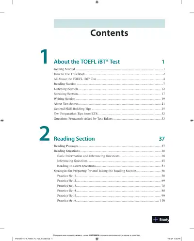 The Official Guide to the TOEFL iBT Test, Seventh Edition (2024) - Page 9 preview image