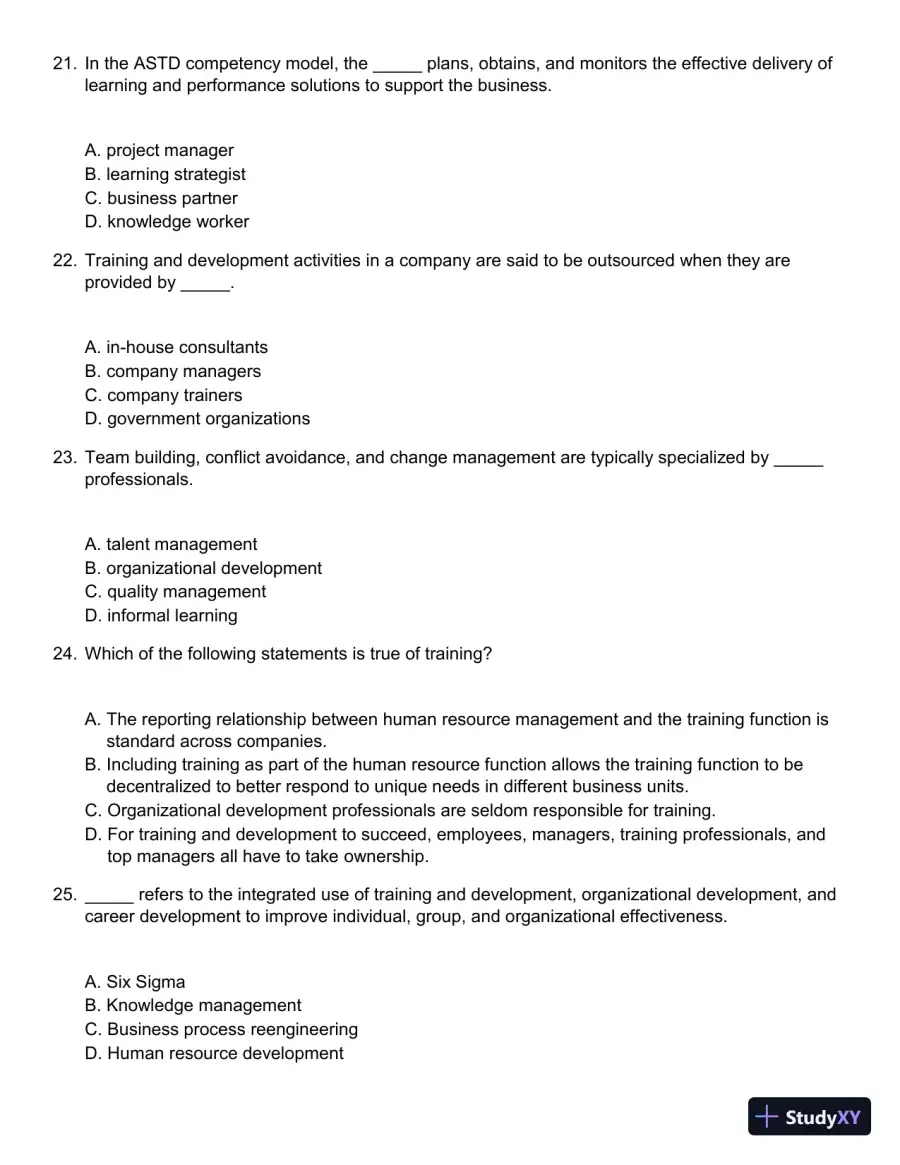 Employee Training and Development (Irwin Management) 7th Edition Test Bank, page 6