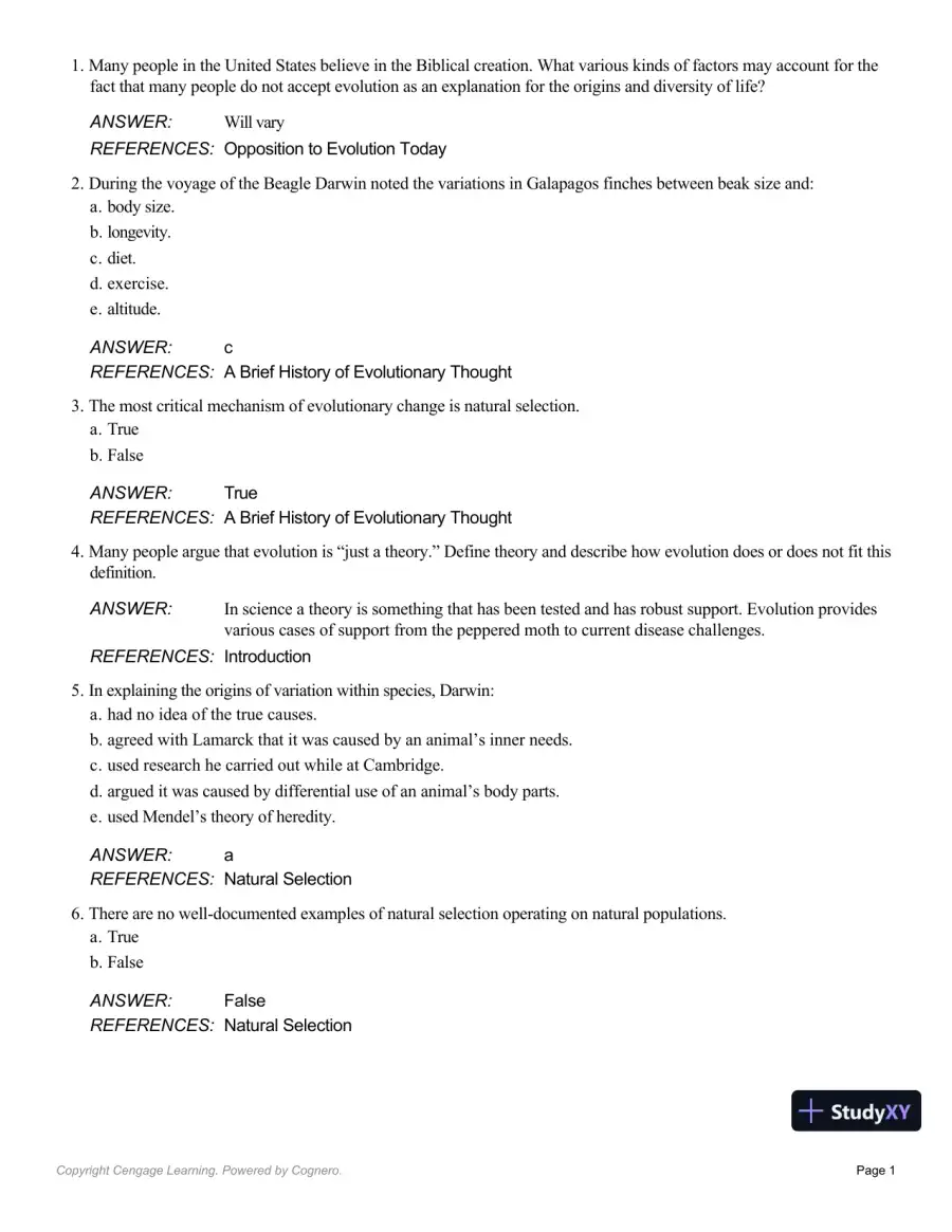 Essentials Of Physical Anthropology, 10th Edition Test Bank, page 13