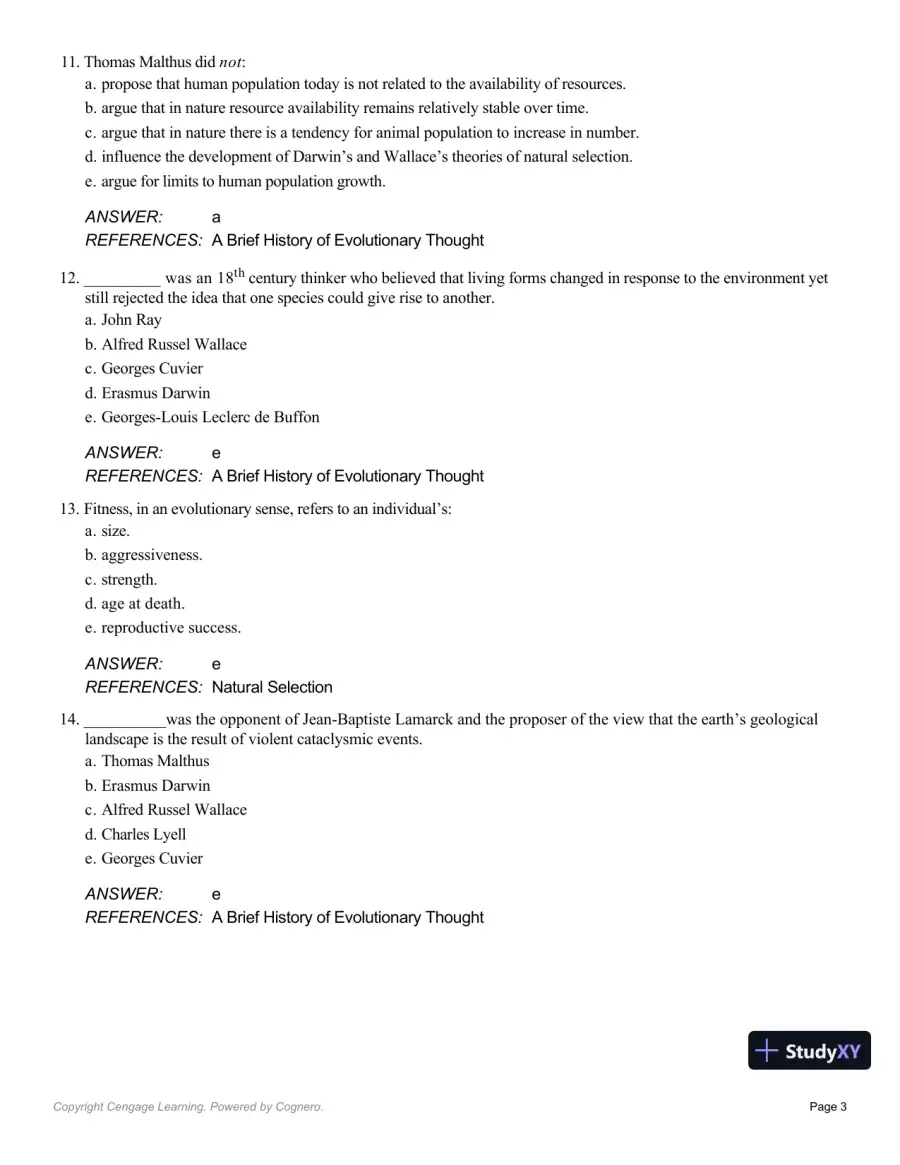Essentials Of Physical Anthropology, 10th Edition Test Bank, page 15