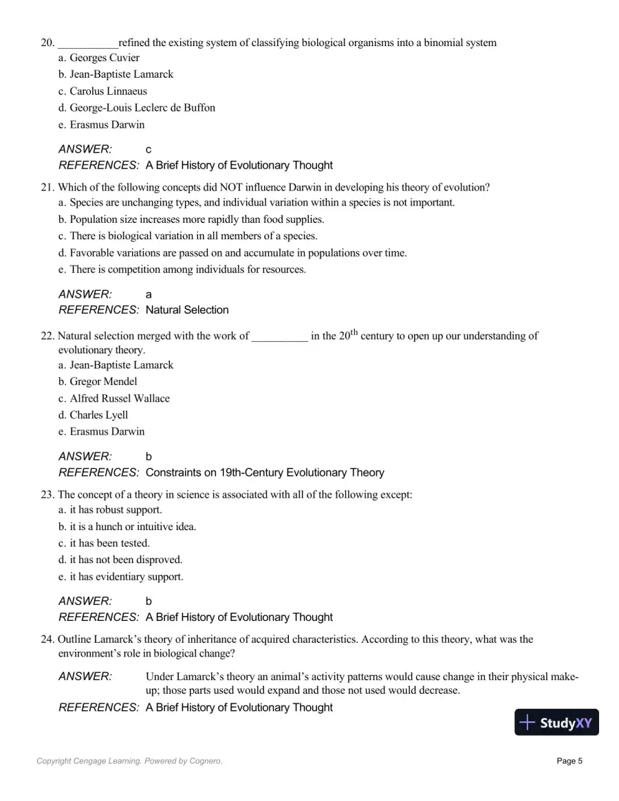Essentials Of Physical Anthropology, 10th Edition Test Bank, page 17