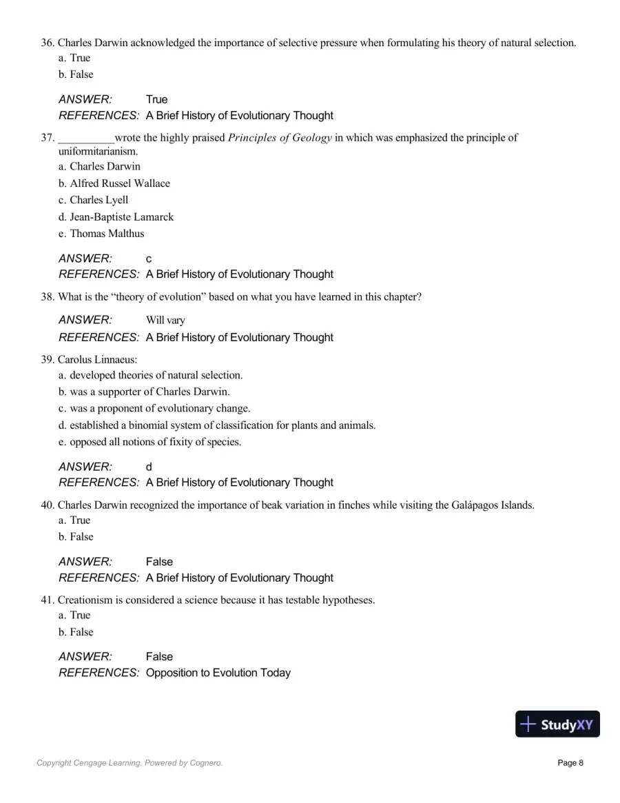 Essentials Of Physical Anthropology, 10th Edition Test Bank, page 20