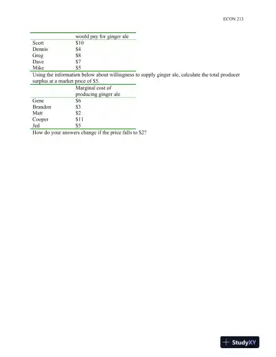 Liberty University Econ 213 Problem Set 2 Complete Solutions Correct Answers Key - Page 3 preview image