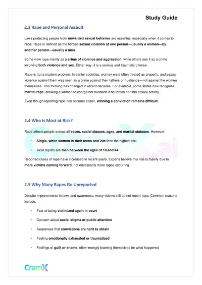 Sociology - Deviance, Crime, and Social Control - Page 4 preview image