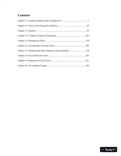 Solution Manual for Intermediate Accounting, 2nd Edition - Page 3 preview image