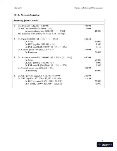 Solution Manual for Intermediate Accounting, 2nd Edition - Page 9 preview image