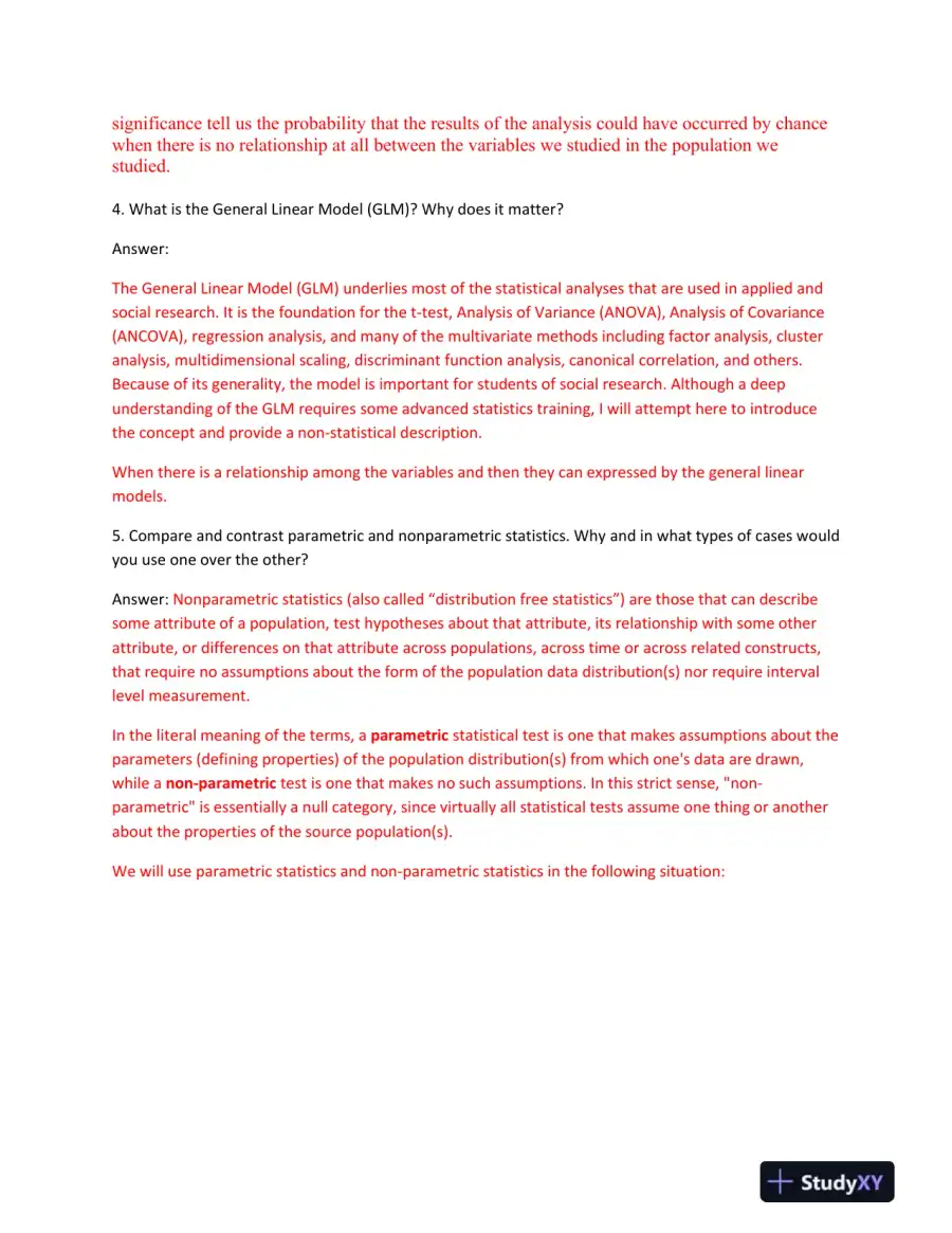 Inferential Statistics: Exploring Statistical Methods and Their Applications in Research, page 3