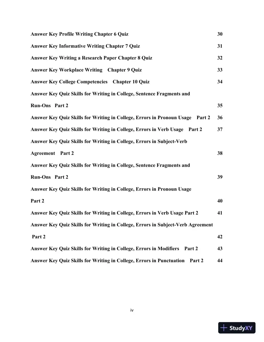 Test Bank for Ticket to Write: Writing College Essays, MLA Update, page 4