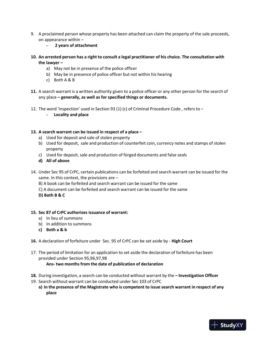 2024 CRCP Criminal Law Actual Exam With Answers (170 Solved Questions), page 3