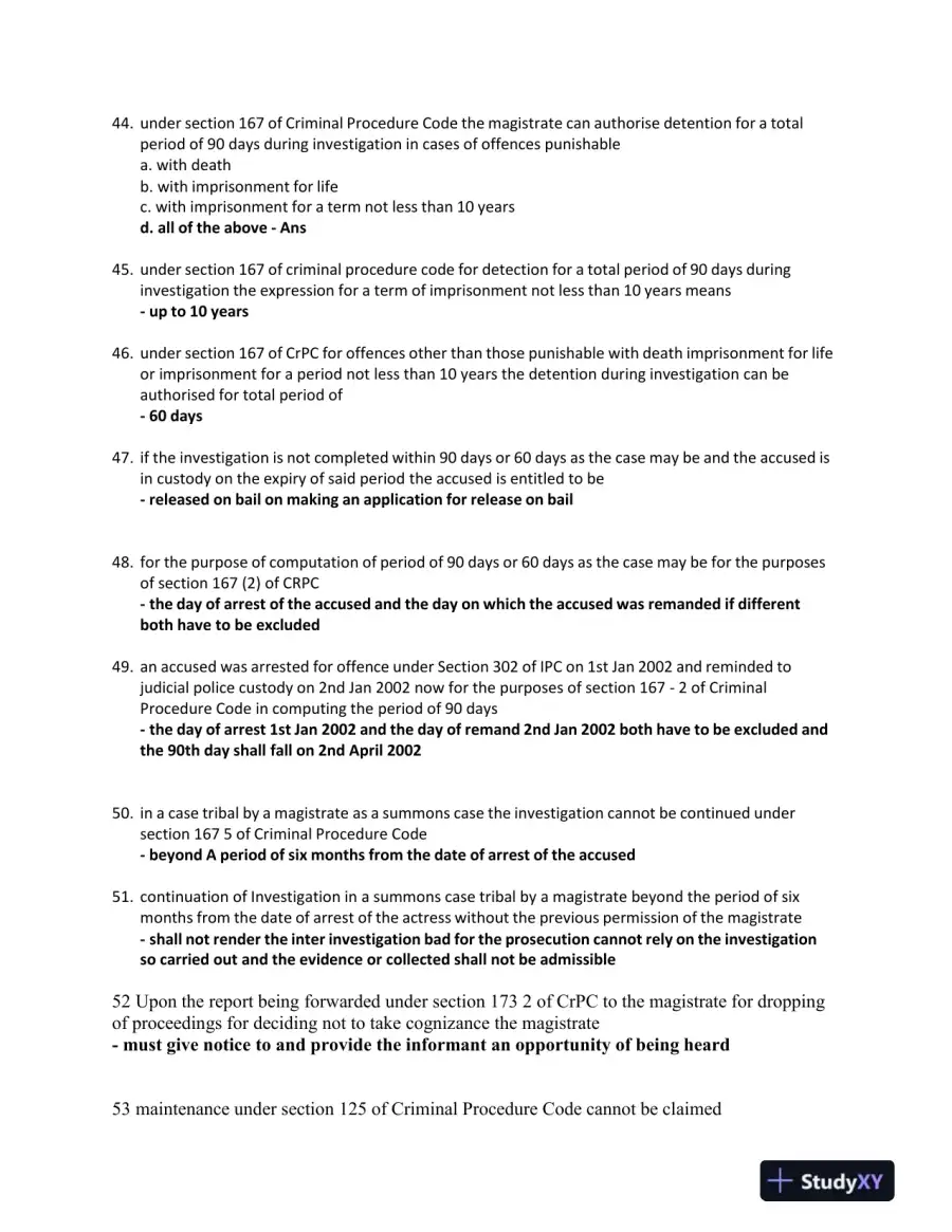 2024 CRCP Criminal Law Actual Exam With Answers (170 Solved Questions), page 6