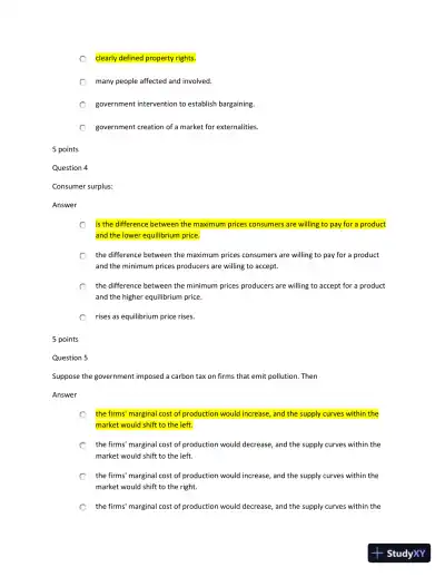 Microeconomics: Externalities, Public Goods, And Market Failures - Page 3 preview image