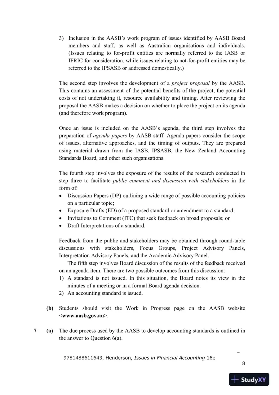 Issues in Financial Accounting, 16th Edition Solution Manual, page 9