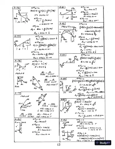 Solution Manual for Applied Mechanics for Engineering Technology, 8th Edition - Page 14 preview image