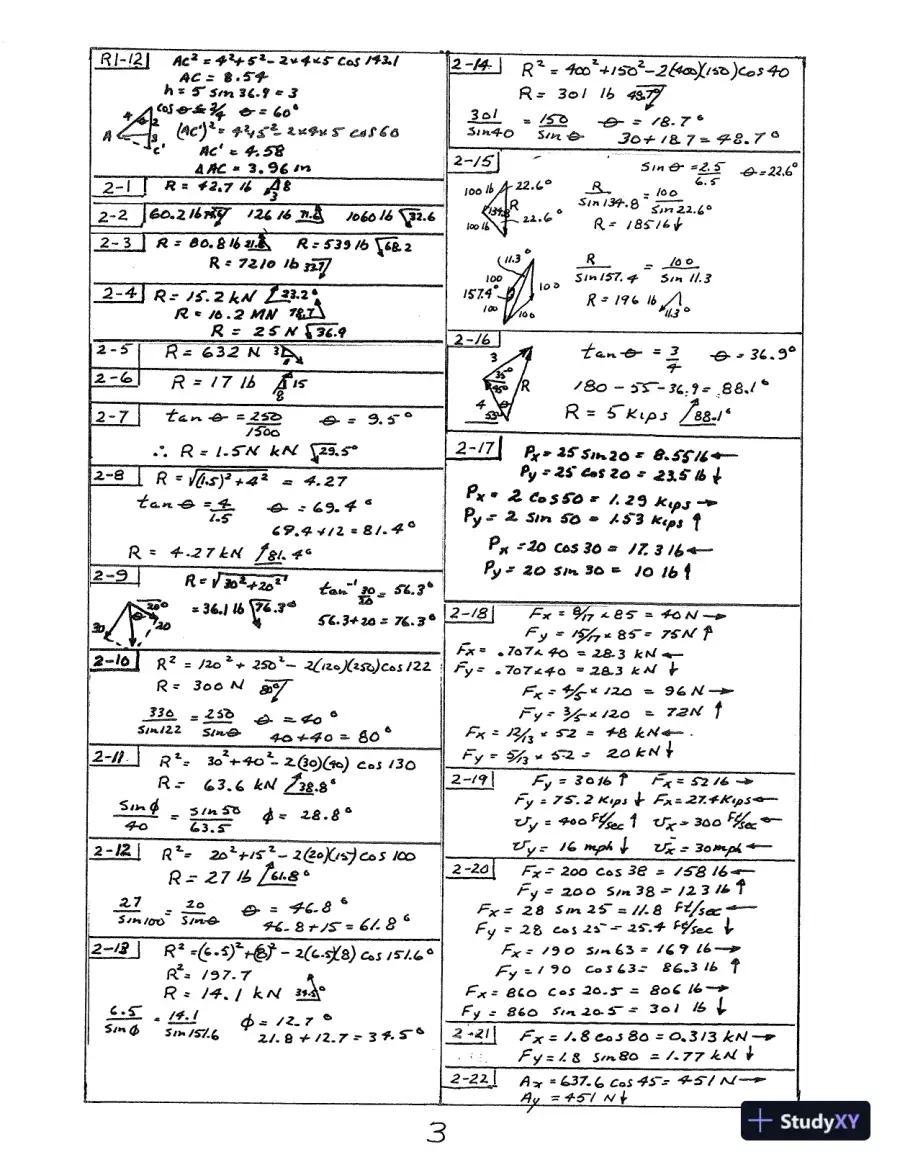 Solution Manual for Applied Mechanics for Engineering Technology, 8th Edition, page 5