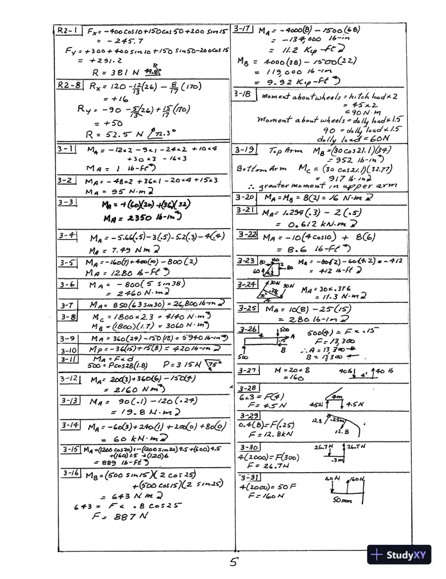 Solution Manual for Applied Mechanics for Engineering Technology, 8th Edition, page 7