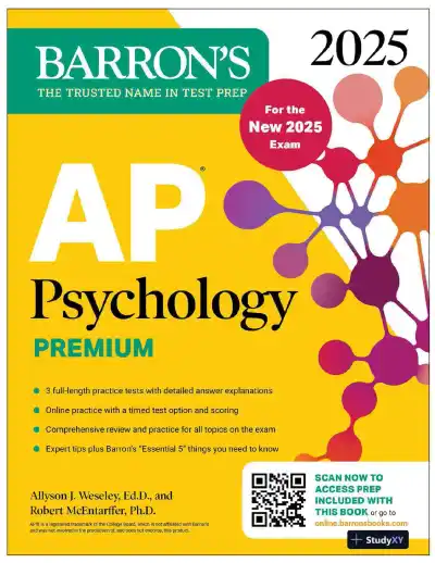 AP Psychology Premium, 2025: Prep Book for the New 2025 Exam with 3 Practice Tests + Comprehensive Review (2024) - Page 1 preview image