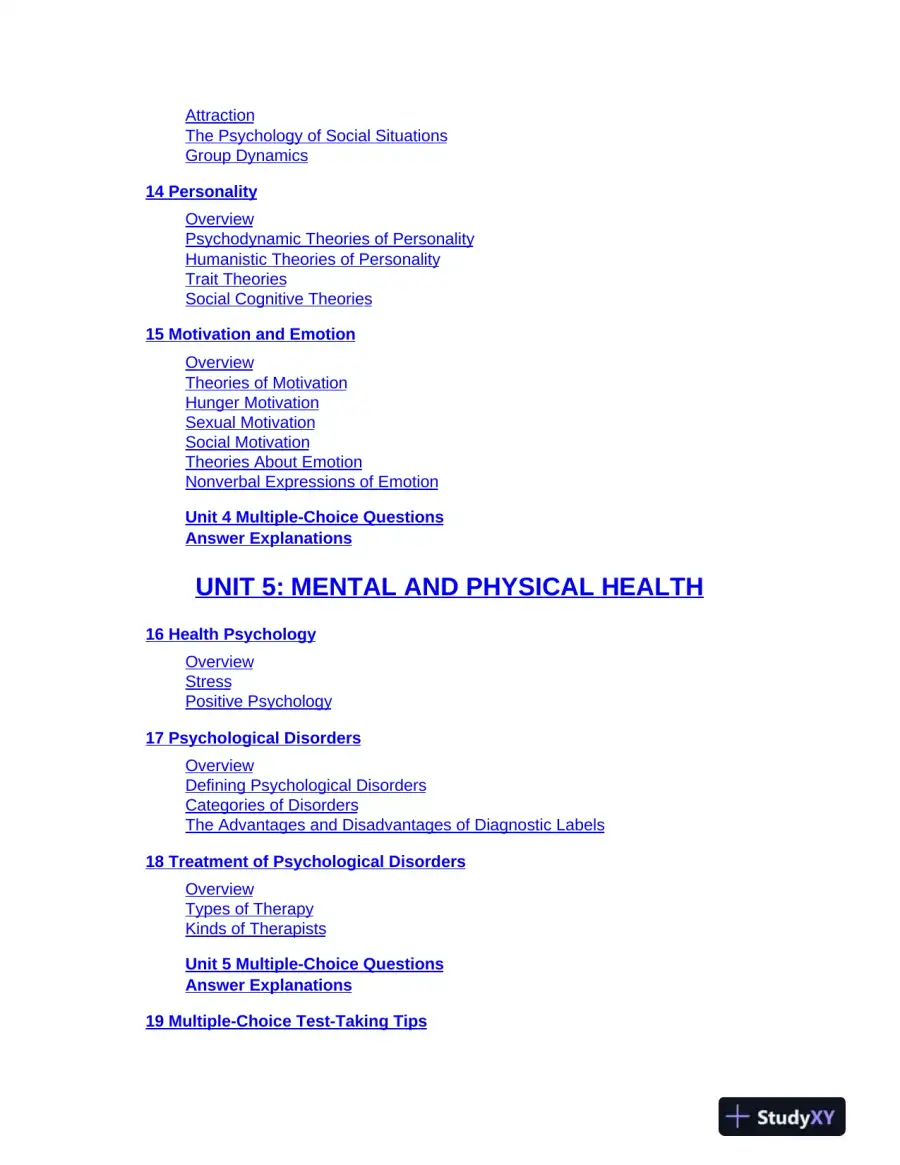 AP Psychology Premium, 2025: Prep Book for the New 2025 Exam with 3 Practice Tests + Comprehensive Review (2024), page 11