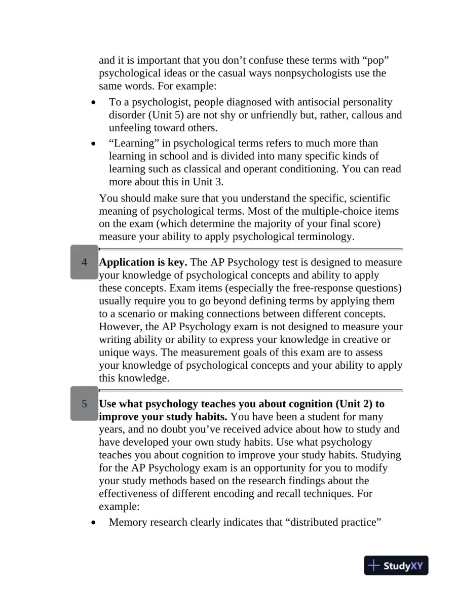 AP Psychology Premium, 2025: Prep Book for the New 2025 Exam with 3 Practice Tests + Comprehensive Review (2024), page 16