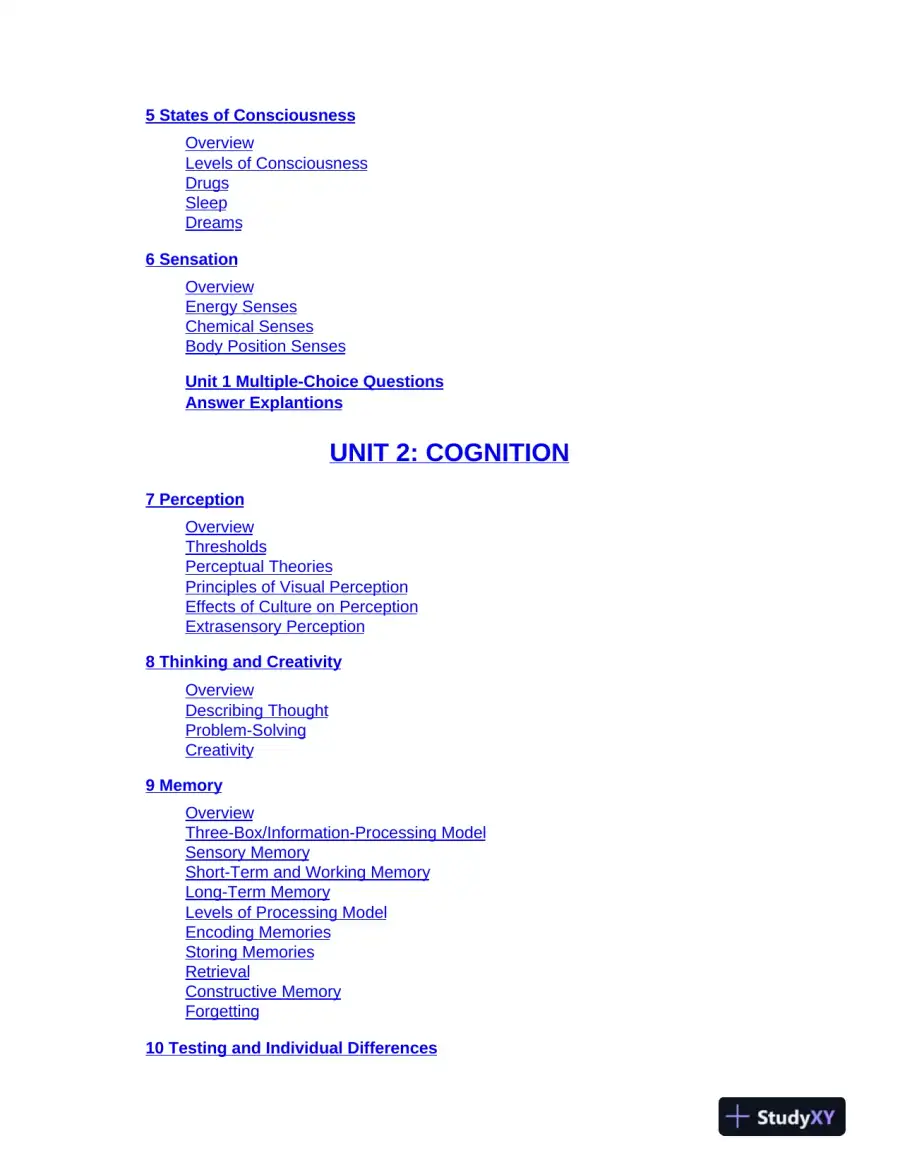 AP Psychology Premium, 2025: Prep Book for the New 2025 Exam with 3 Practice Tests + Comprehensive Review (2024), page 9