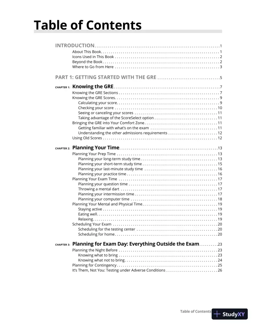GRE Prep 2024 For Dummies with Online Practice (2023), page 12