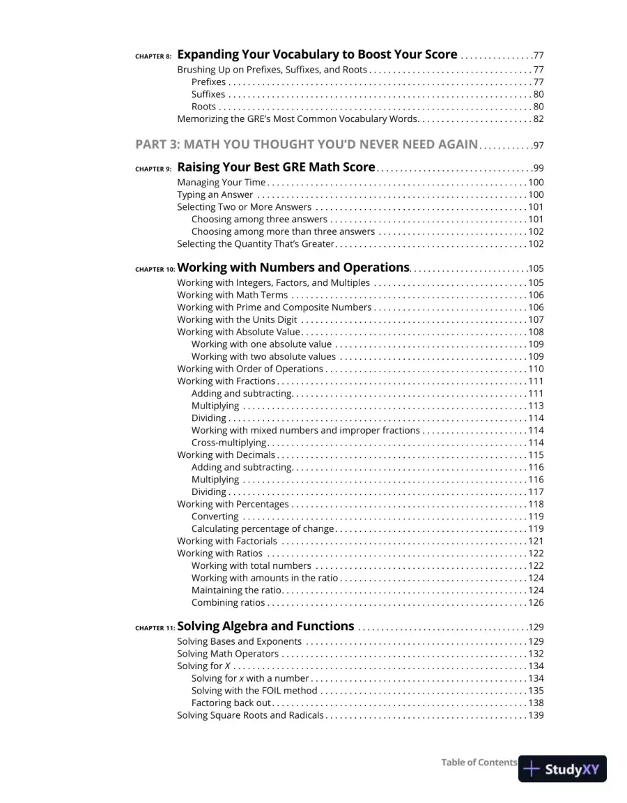GRE Prep 2024 For Dummies with Online Practice (2023), page 14