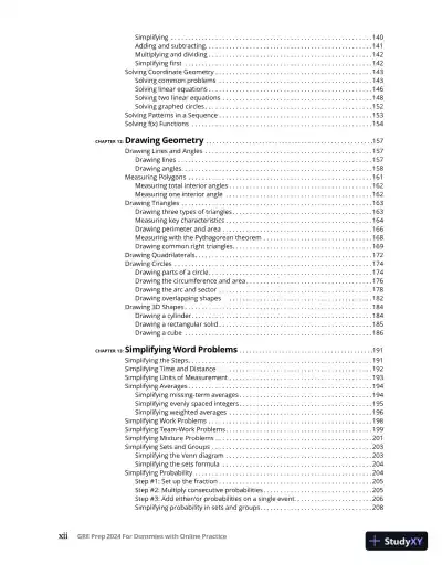 GRE Prep 2024 For Dummies with Online Practice (2023) - Page 15 preview image