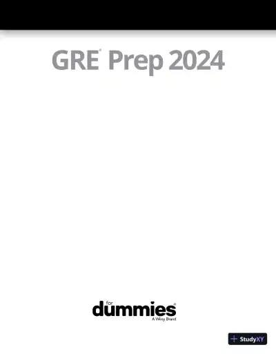 GRE Prep 2024 For Dummies with Online Practice (2023) - Page 6 preview image