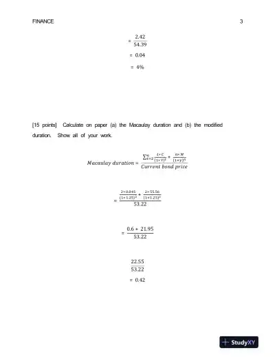 Bond Project FIN 445 - Page 4 preview image