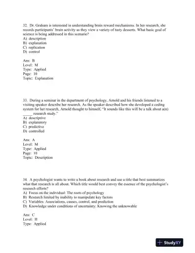 Research Methods: Concepts and Connections 1st Edition Test Bank - Page 16 preview image