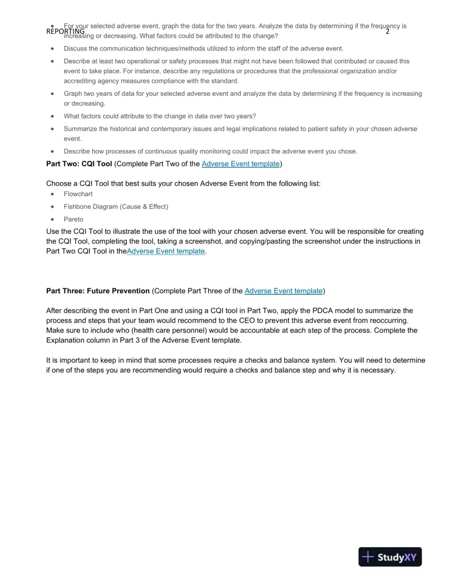 HCA375� Continuous Quality Monitoring and Accreditation, page 3