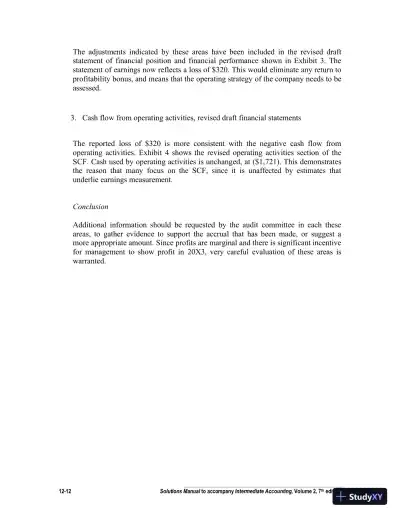 Intermediate Accounting, Volume 2, Seventh Canadian Edition Solution Manual - Page 13 preview image