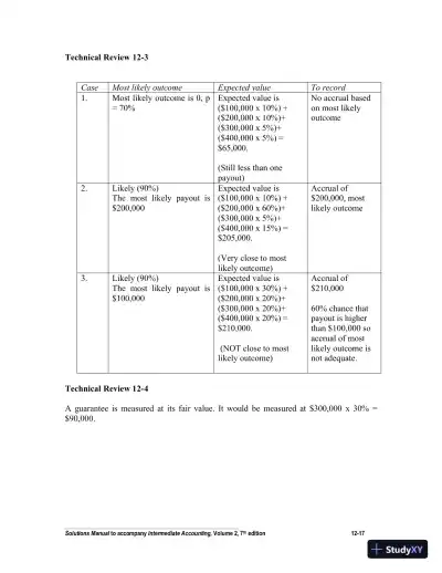 Intermediate Accounting, Volume 2, Seventh Canadian Edition Solution Manual - Page 18 preview image