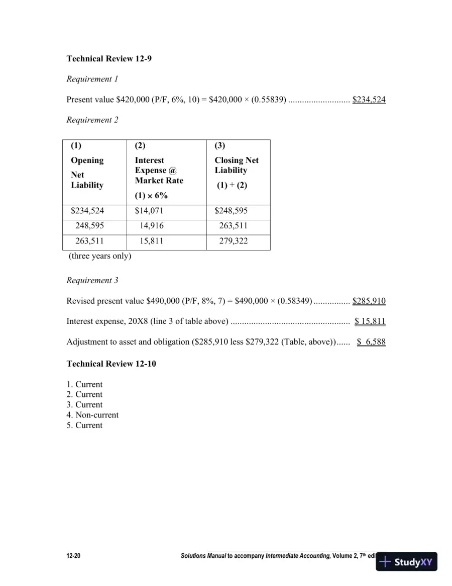 Intermediate Accounting, Volume 2, Seventh Canadian Edition Solution Manual, page 21