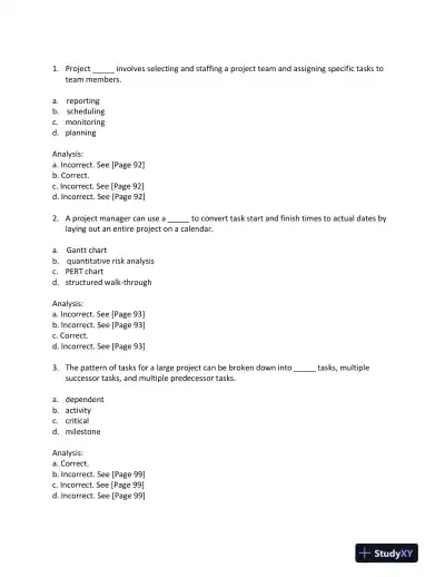 Systems Analysis And Desig, 10th Edition Test Bank - Page 10 preview image