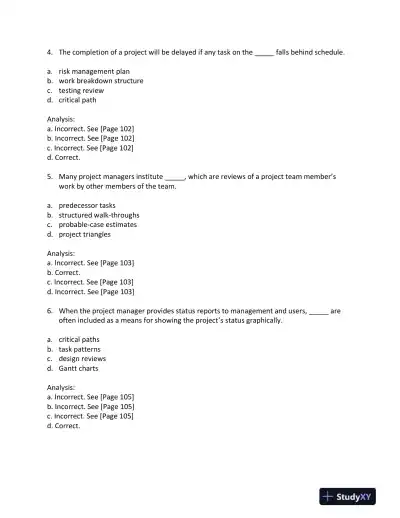 Systems Analysis And Desig, 10th Edition Test Bank - Page 11 preview image