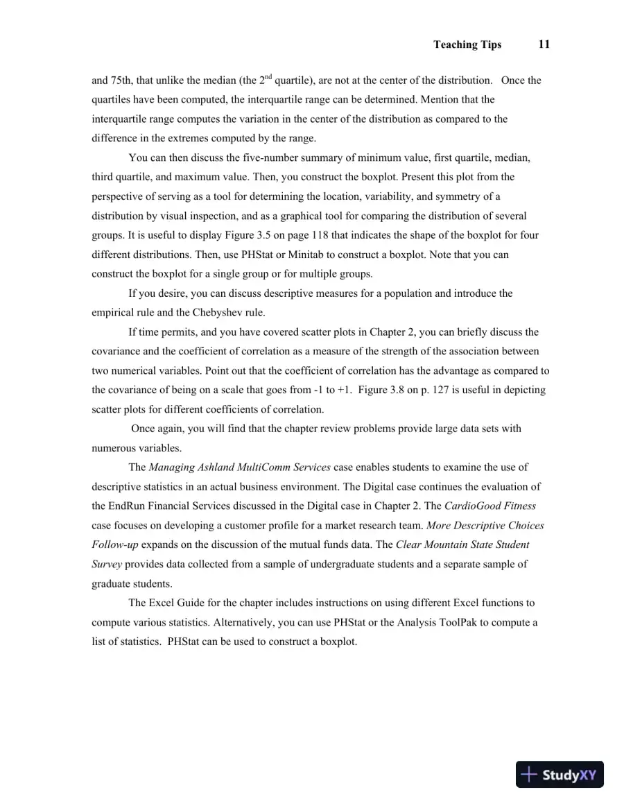 Solution Manual for Business Statistics: A First Course, 7th Edition, page 14