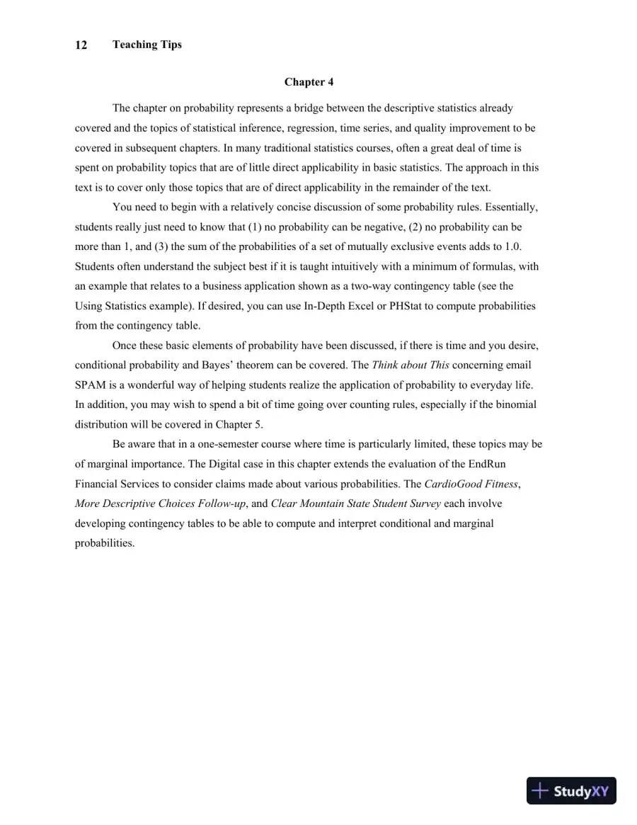 Solution Manual for Business Statistics: A First Course, 7th Edition, page 15