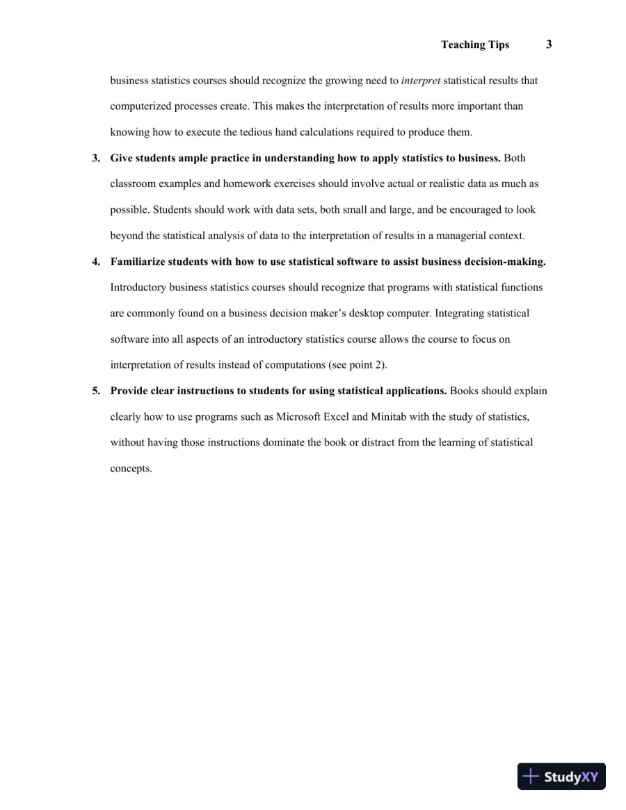 Solution Manual for Business Statistics: A First Course, 7th Edition, page 6