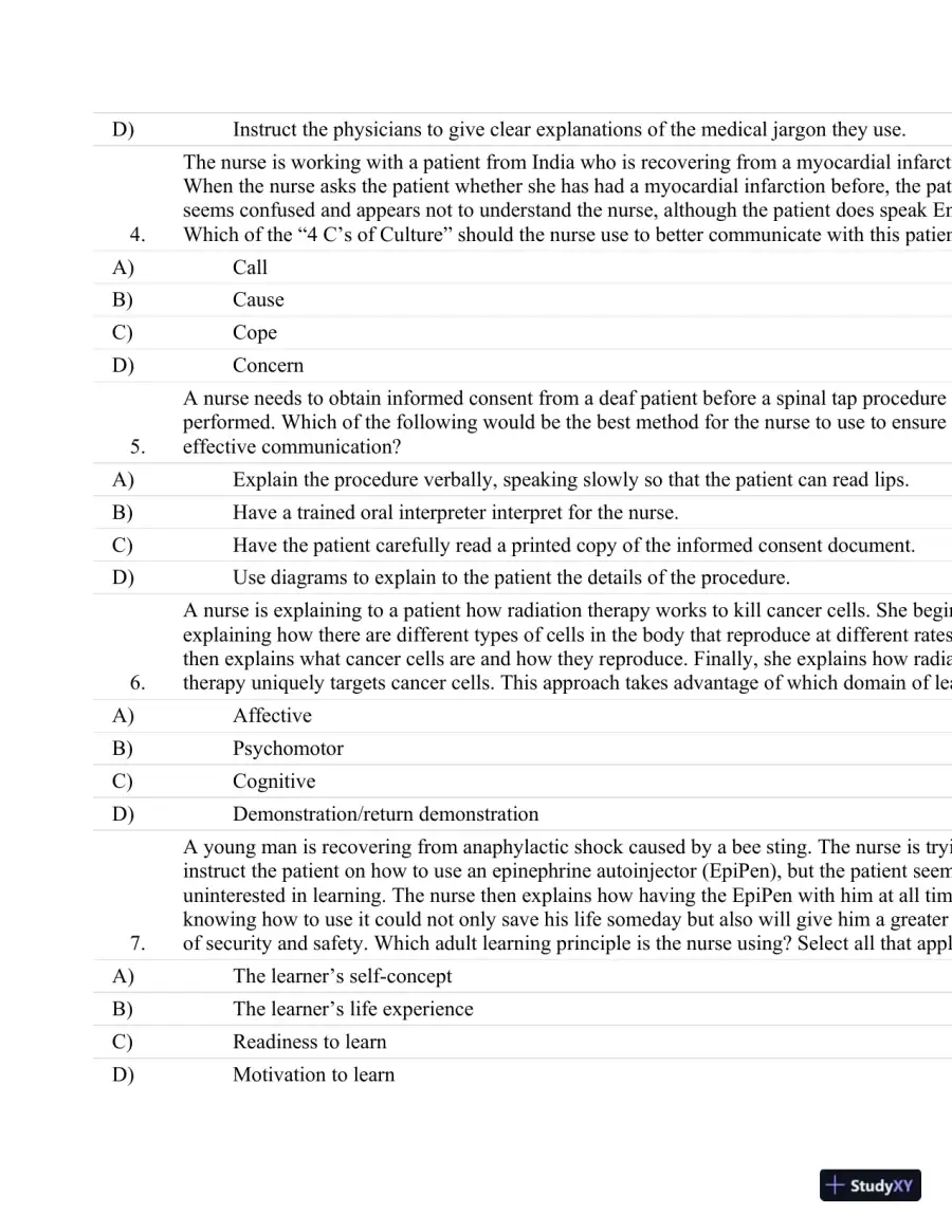 Test Bank For Critical Care Nursing: A Holistic Approach, 10th Edition, page 21