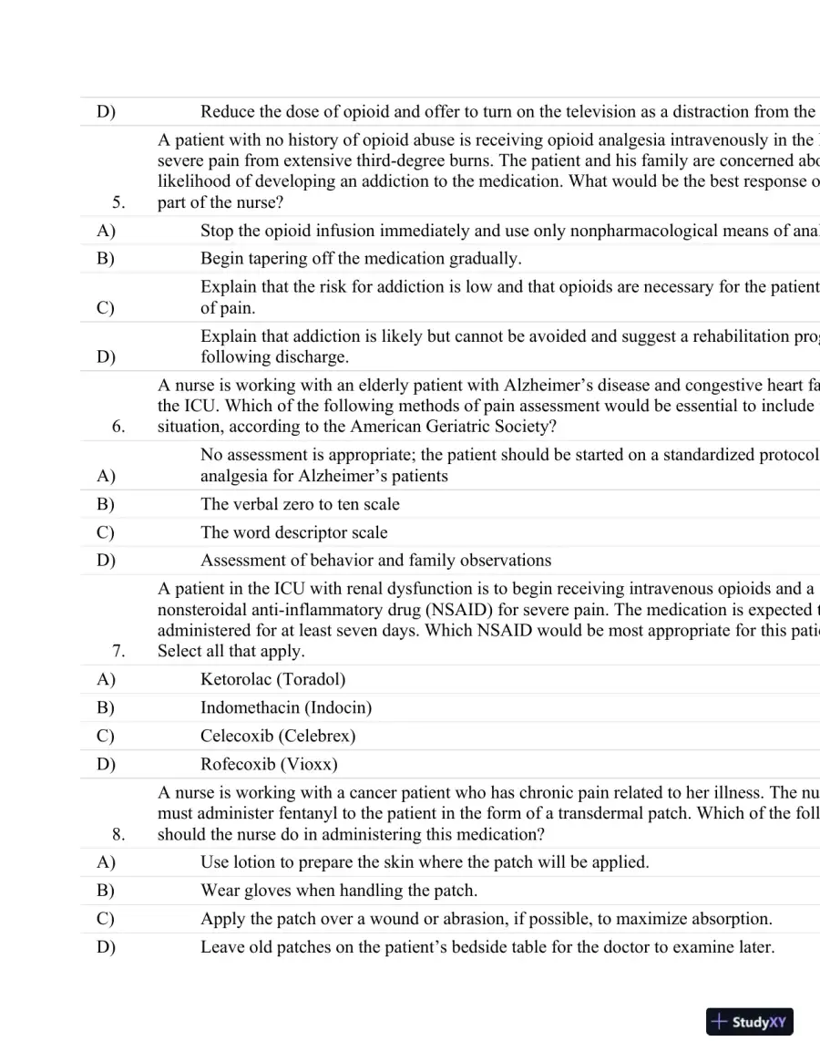 Test Bank For Critical Care Nursing: A Holistic Approach, 10th Edition, page 27
