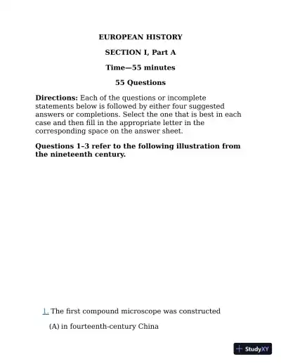 Princeton Review AP European History Premium 2023 - The Princeton Review (2022) - Page 29 preview image