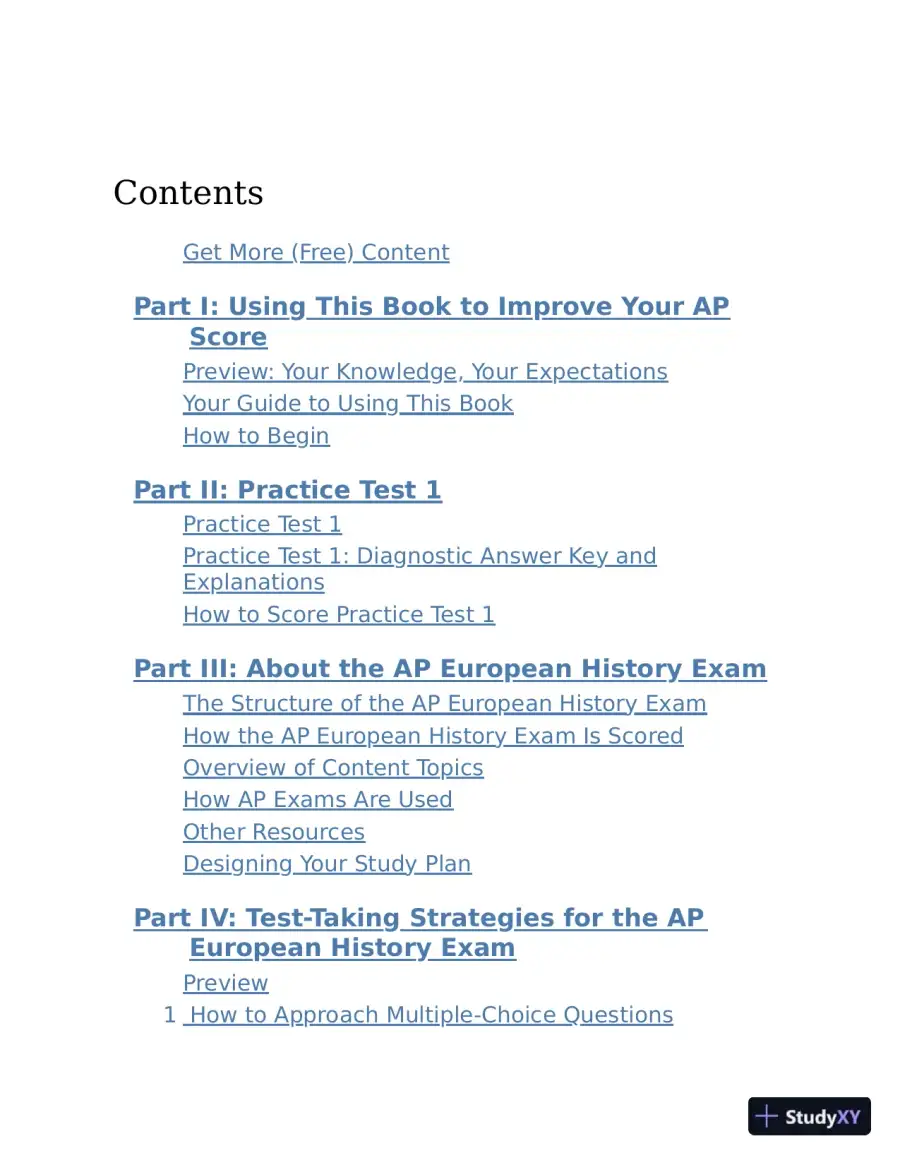 Princeton Review AP European History Premium 2023 - The Princeton Review (2022), page 8