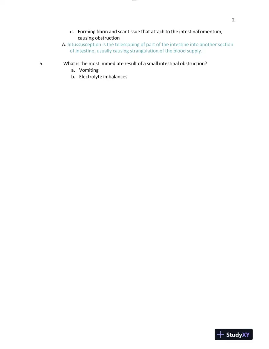 2023-2024 NURS611 Pathophysiology Exam 4 Version Test Bank With Answers (104 Solved Questions), page 3